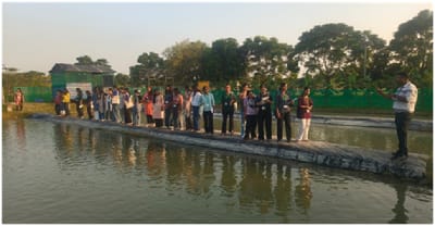ICAR-MGIFRI, Motihari, Organises Hands-on Laboratory and Integrated Farming Systems Exposure Visit for TCA-Dholi Students