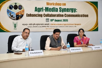 ICAR-NAARM, Hyderabad Organizes Workshop on “Agri-Media Synergy: Enhancing Collaborative Communication”