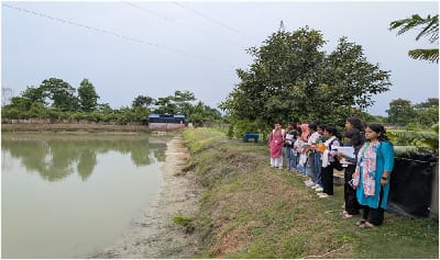 ICAR-MGIFRI, Motihari provides hands-on research and integrated farming systems exposure to students