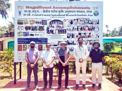 Director General of Police, Goa, Visits ICAR–CCARI to Review Coastal Agriculture Innovations