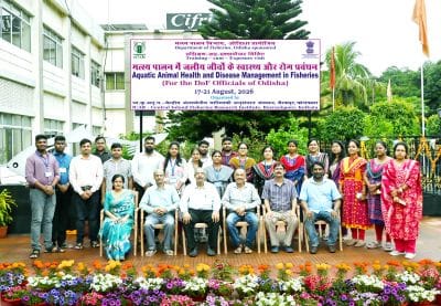 ICAR-CIFRI, Barrackpore Empowers Odisha’s Field-Level Capacity in Fish Health and Disease Management
