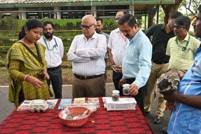 PWD Minister, Goa Visits ICAR-CCARI, Reviews Innovative Agricultural Technologies