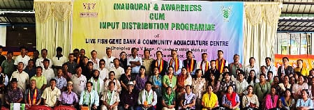 Live Fish Gene Bank and Community Aquaculture Centre Inaugurated at Chakpikarong, Manipur